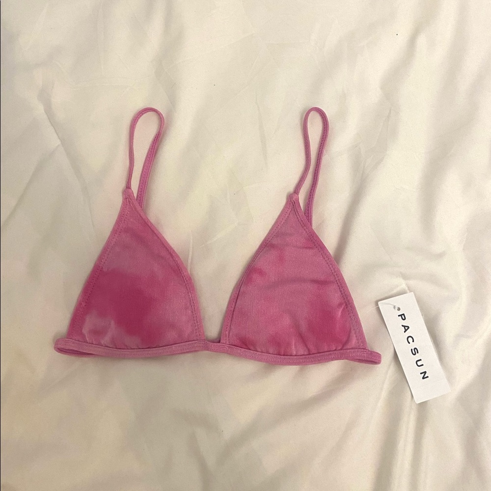 PacSun XXS pink bikini top